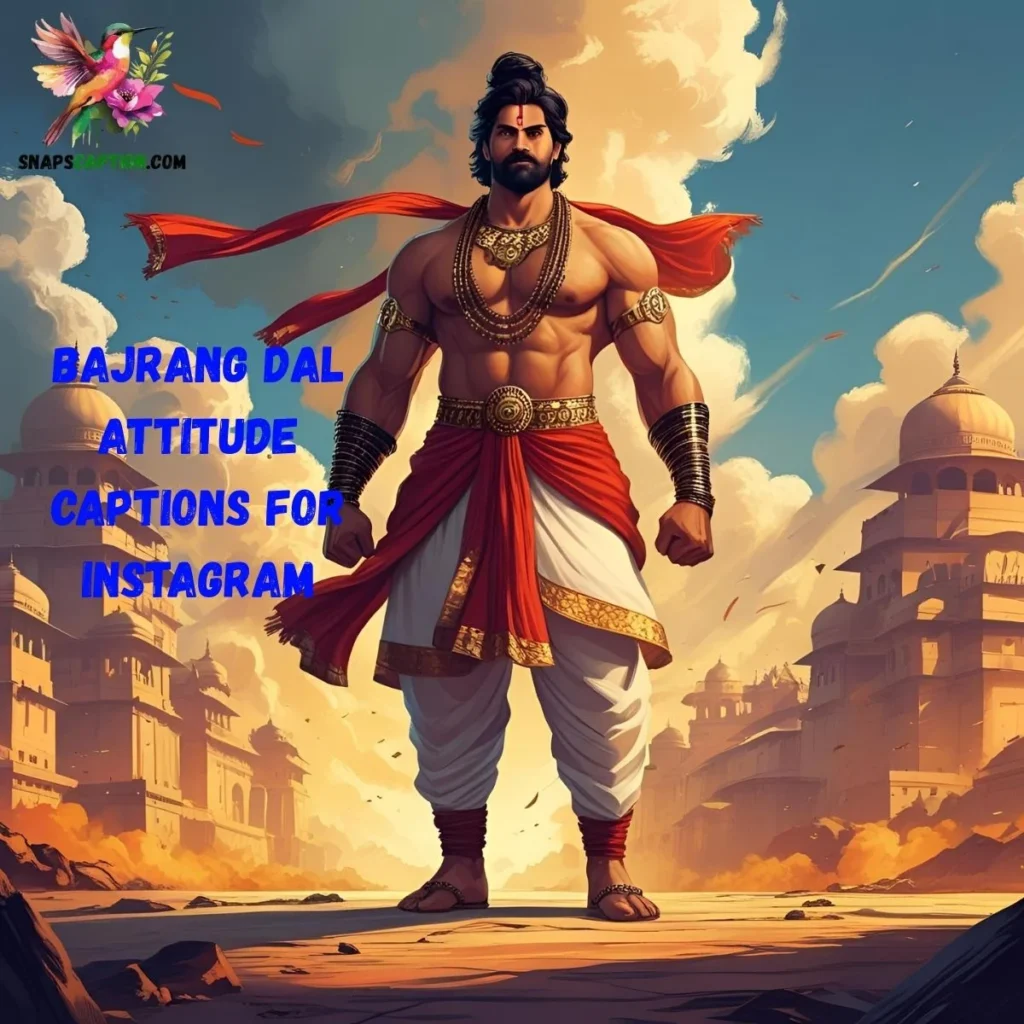 Bajrang Dal Attitude Captions For Instagram