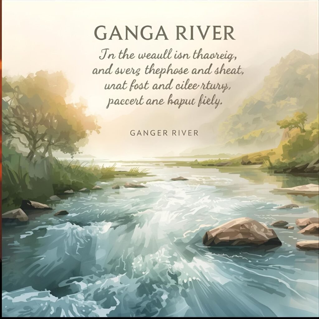 Ganga River Quotes for Spiritual Vibes 🌼