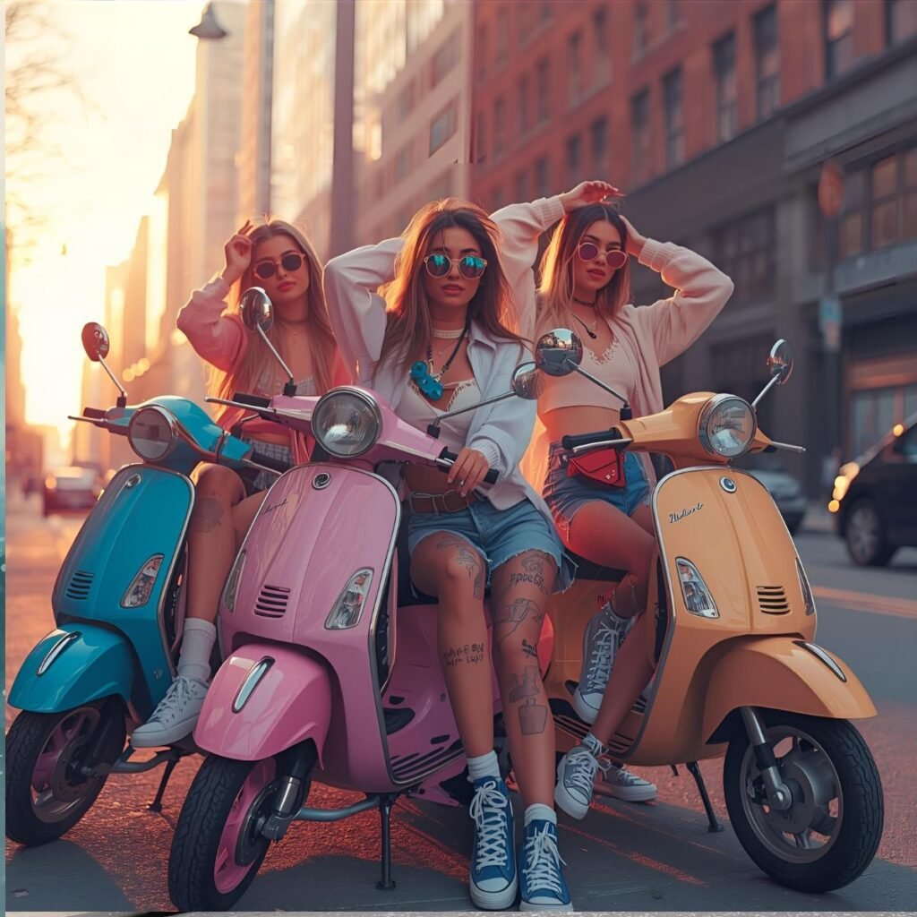 Girls Scooty Captions for Instagram