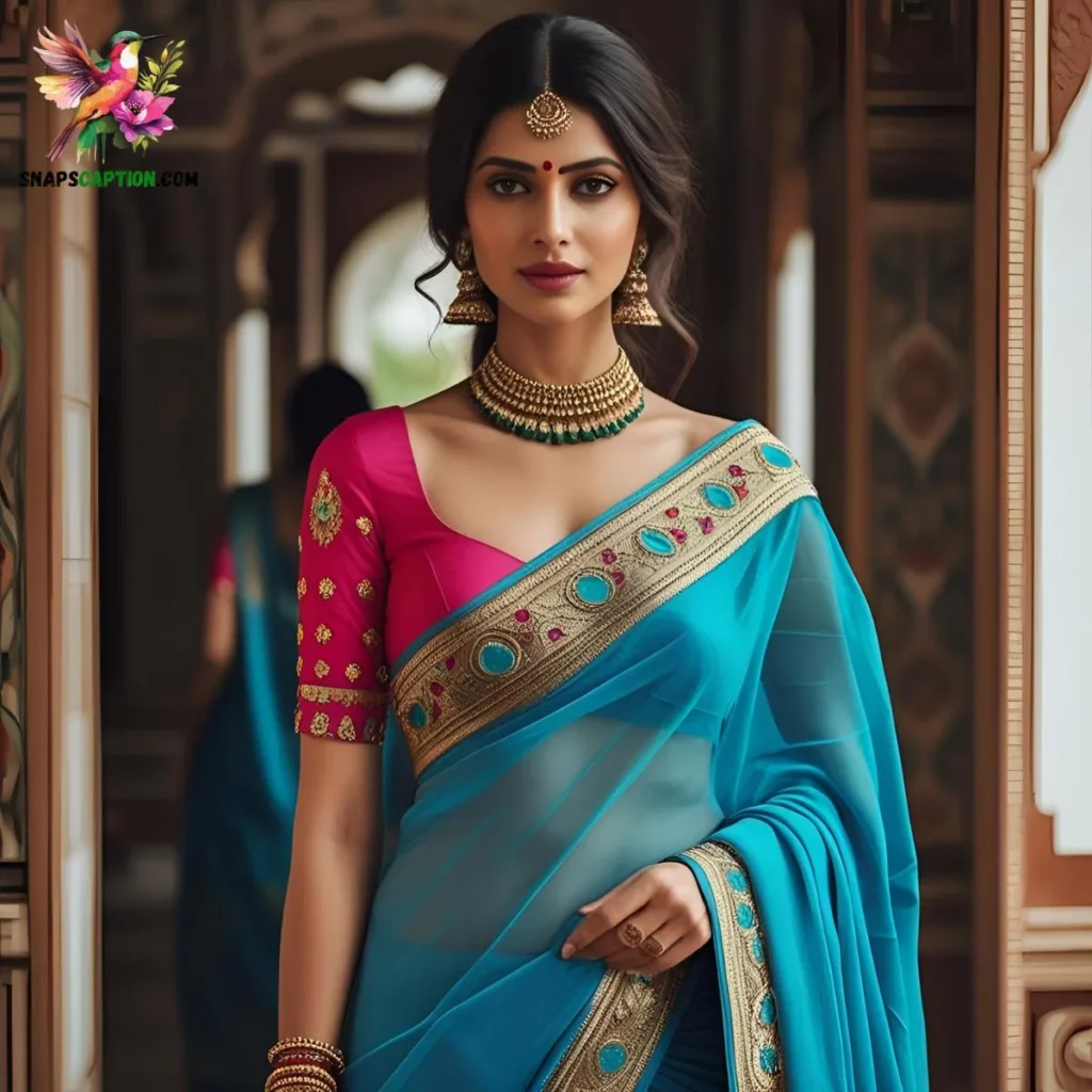 Party Saree Captions For Instagram