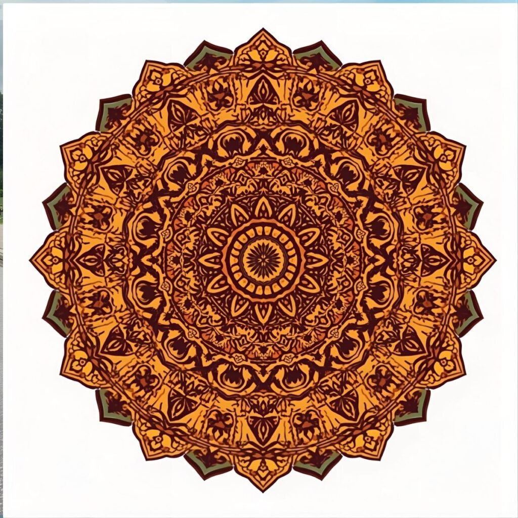 Spiritual Mandala Captions for Inner Peace