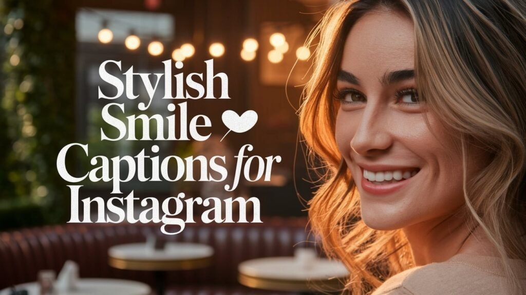 🌟 Stylish Smile Captions for Instagram 🌟