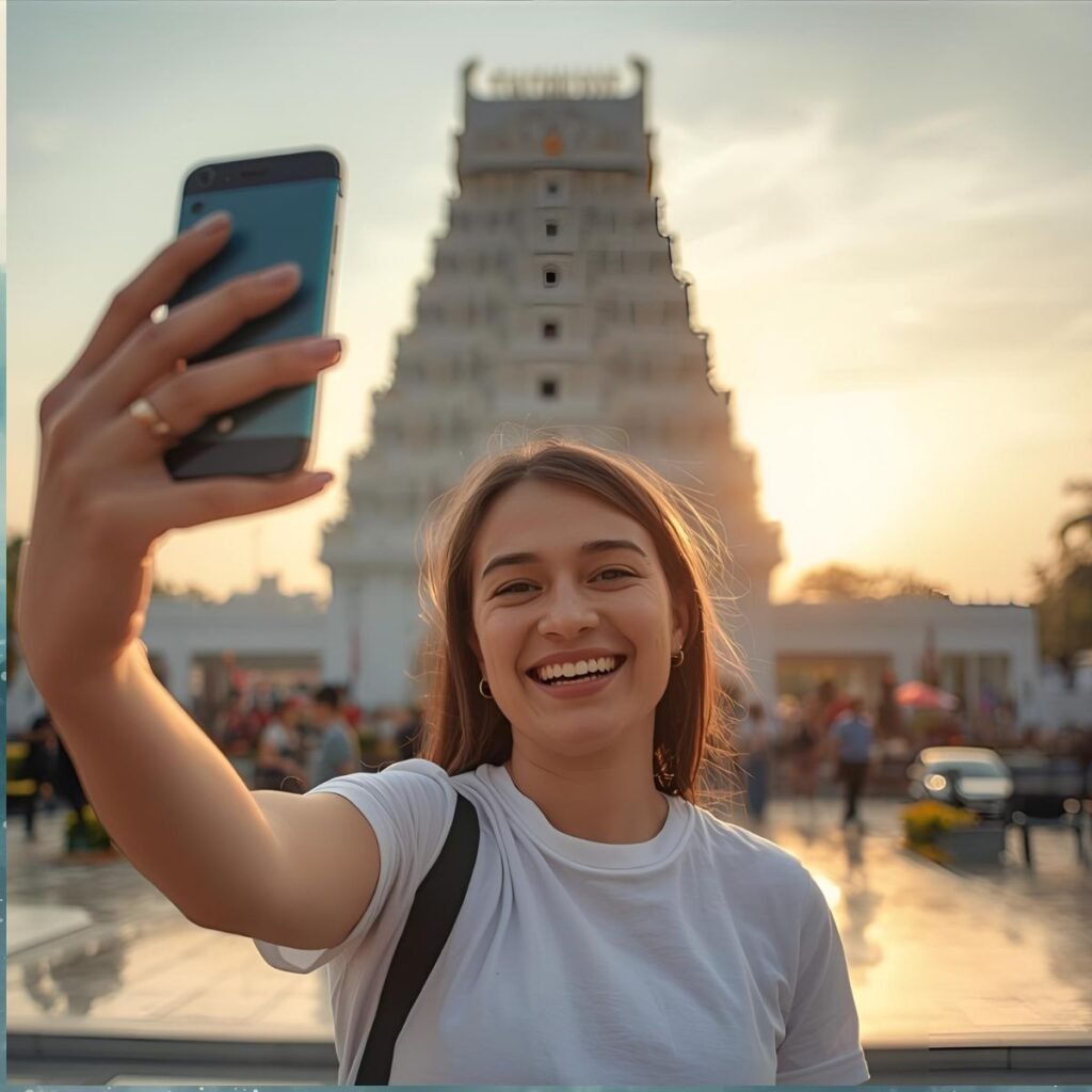 Temple Selfie Captions
