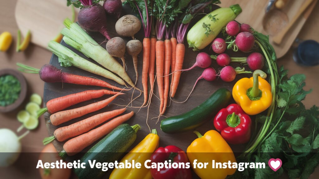 Aesthetic Vegetable Captions for Instagram