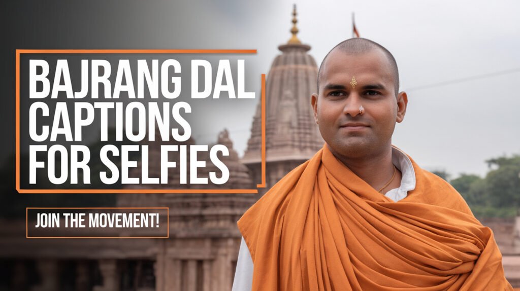 Bajrang Dal Captions for Selfies