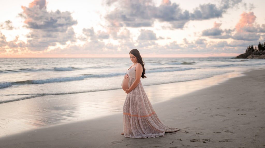 Beach Maternity Shoot Captions for Instagram