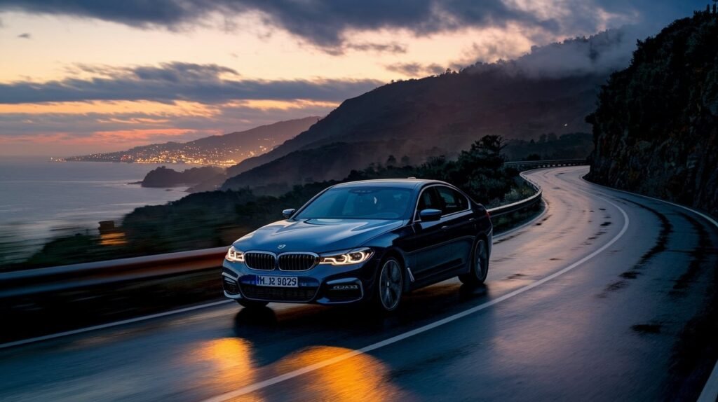 BMW Night Drive Captions