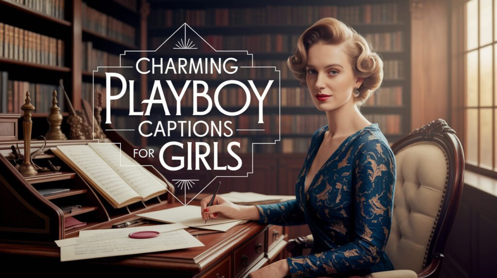 Charming Playboy Captions for Girls