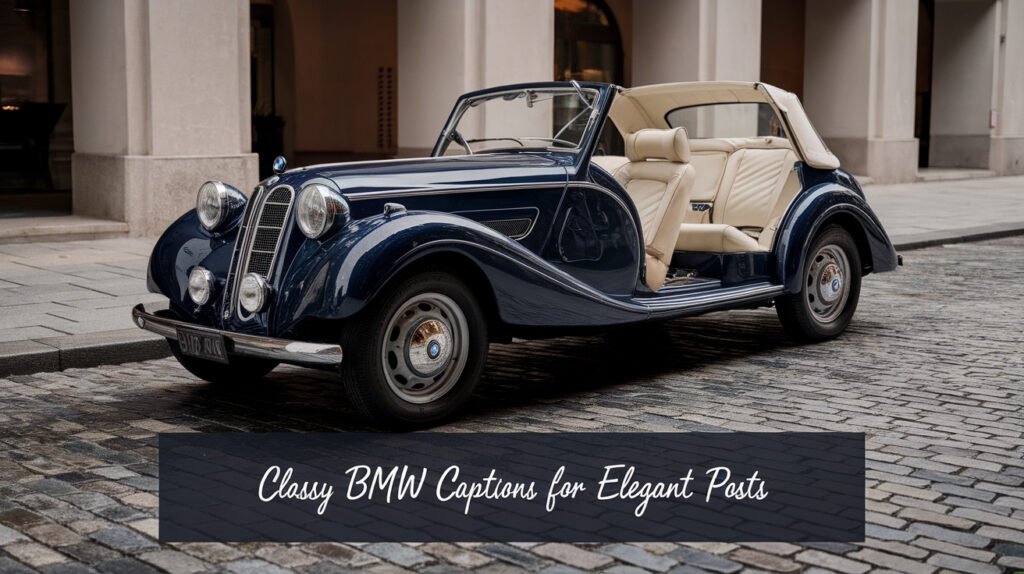 Classy BMW Captions For Elegant Posts