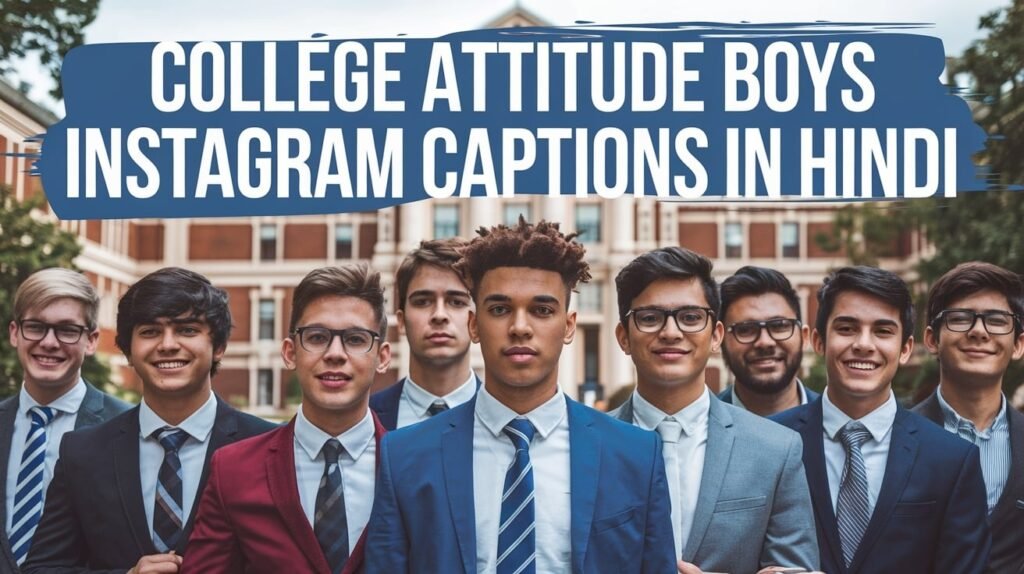College Attitude Boys Instagram Captions in Hindi