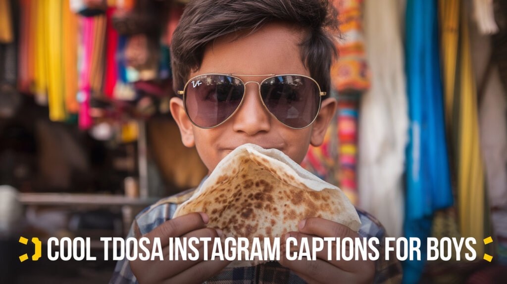 😎 Cool Tdosa Instagram Captions for Boys