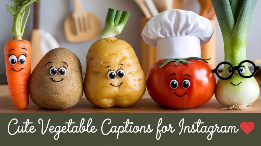 Cute Vegetable Captions for Instagram