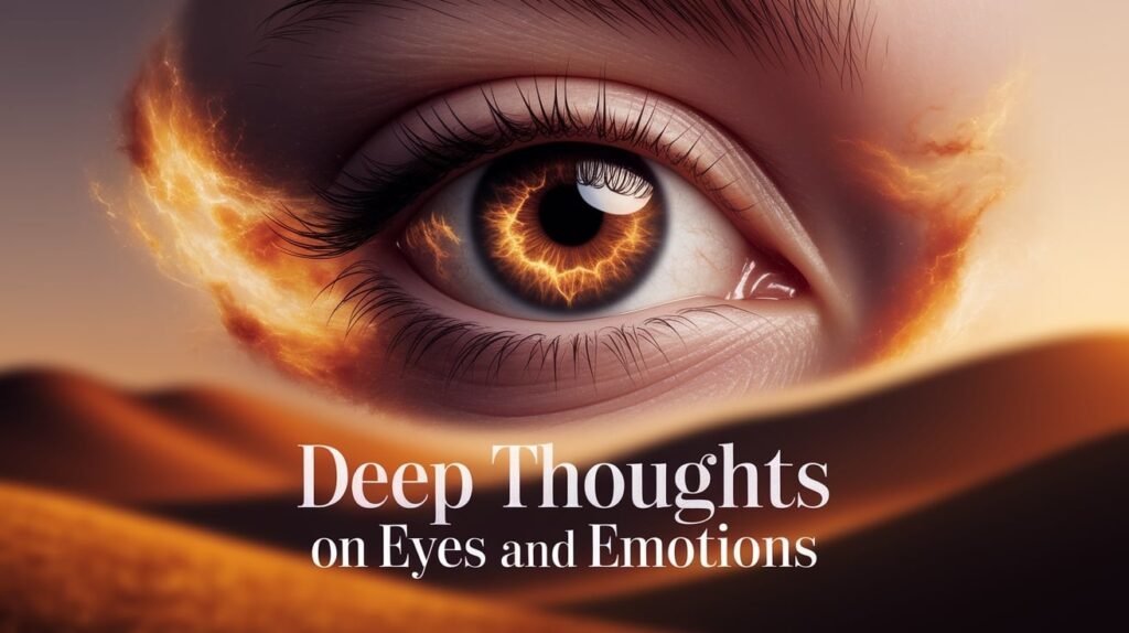 Deep Thoughts on Eyes and Emotions