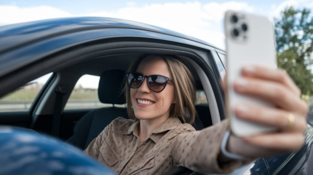 Driving Mood Car Selfie Captions