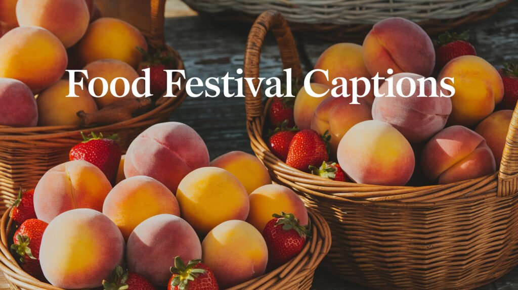 Food Festival Captions