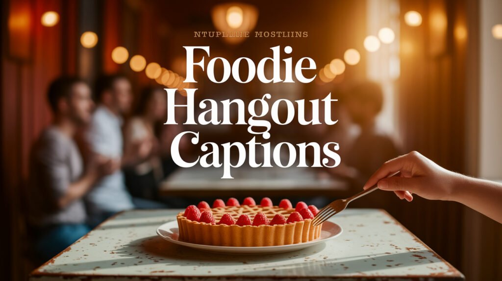 Foodie Hangout Captions