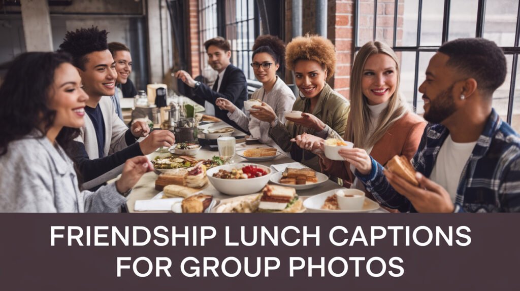Friendship Lunch Captions for Group Photos