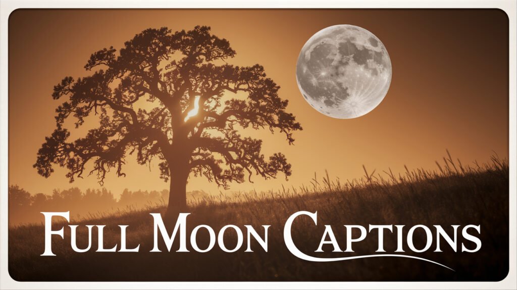 Full Moon Captions