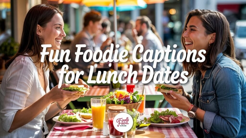 Fun Foodie Captions for Lunch Dates
