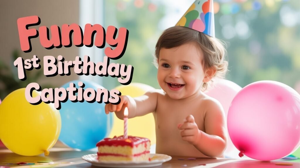 Funny 1st Birthday Captions