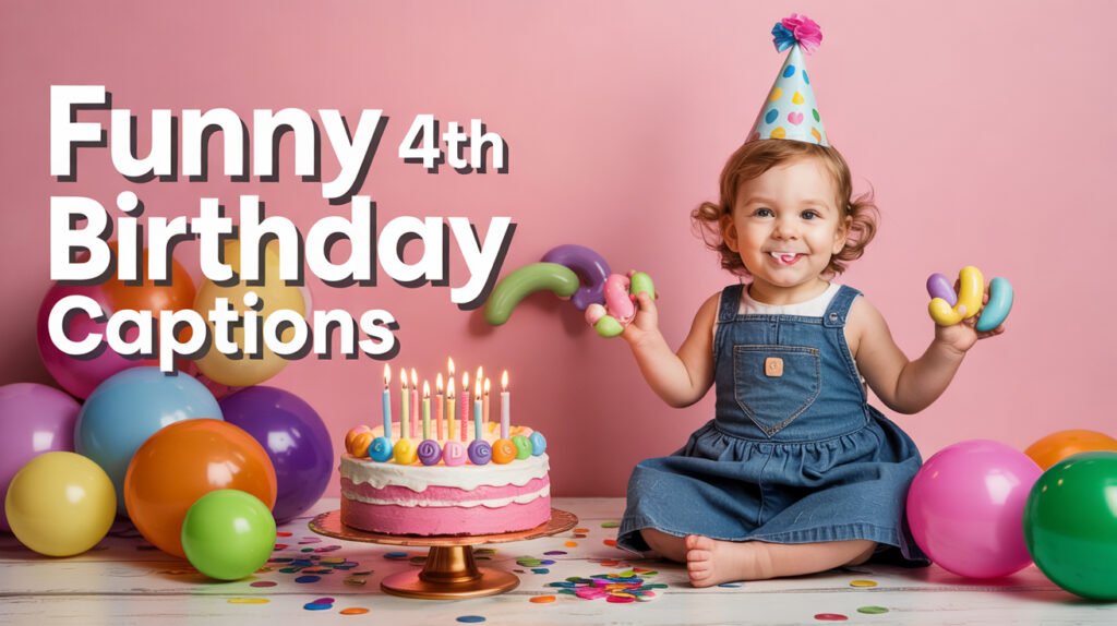 Funny 4th Birthday Captions for Instagram