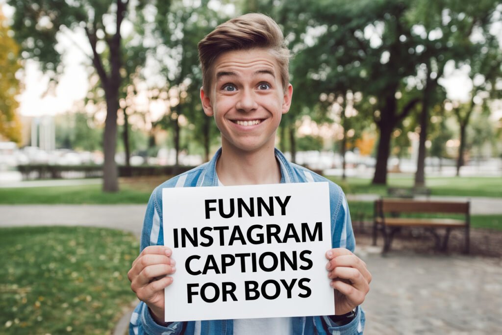 Funny Instagram Captions for Boys