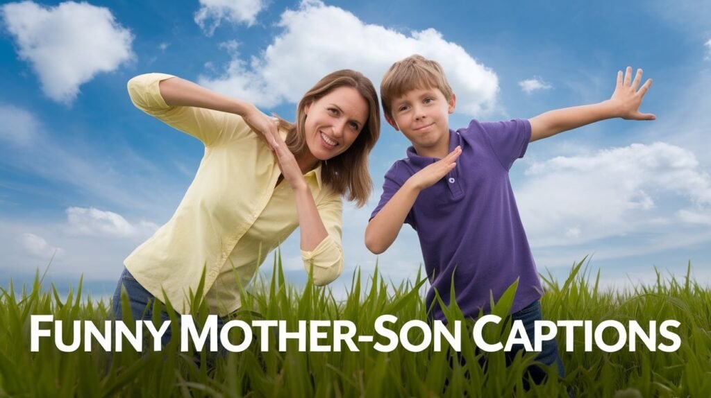 Funny Mother-Son Captions