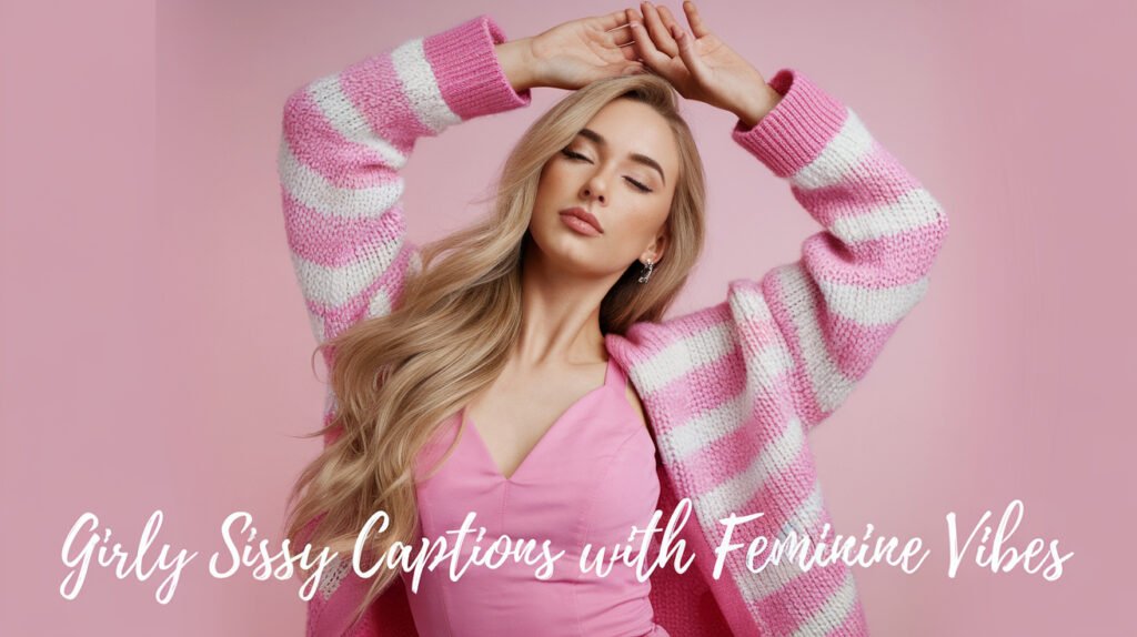 Girly Sissy Captions with Feminine Vibes
