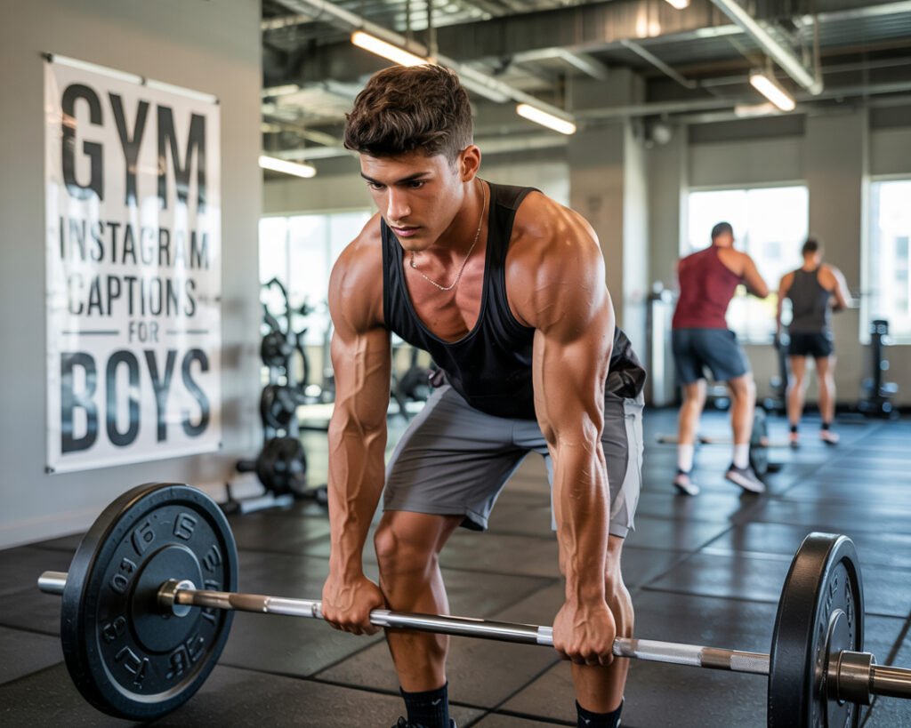 Gym Instagram Captions for Boys