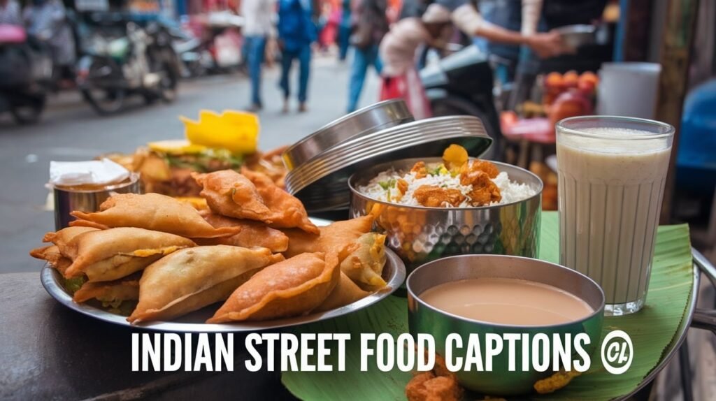 Indian Street Food Captions