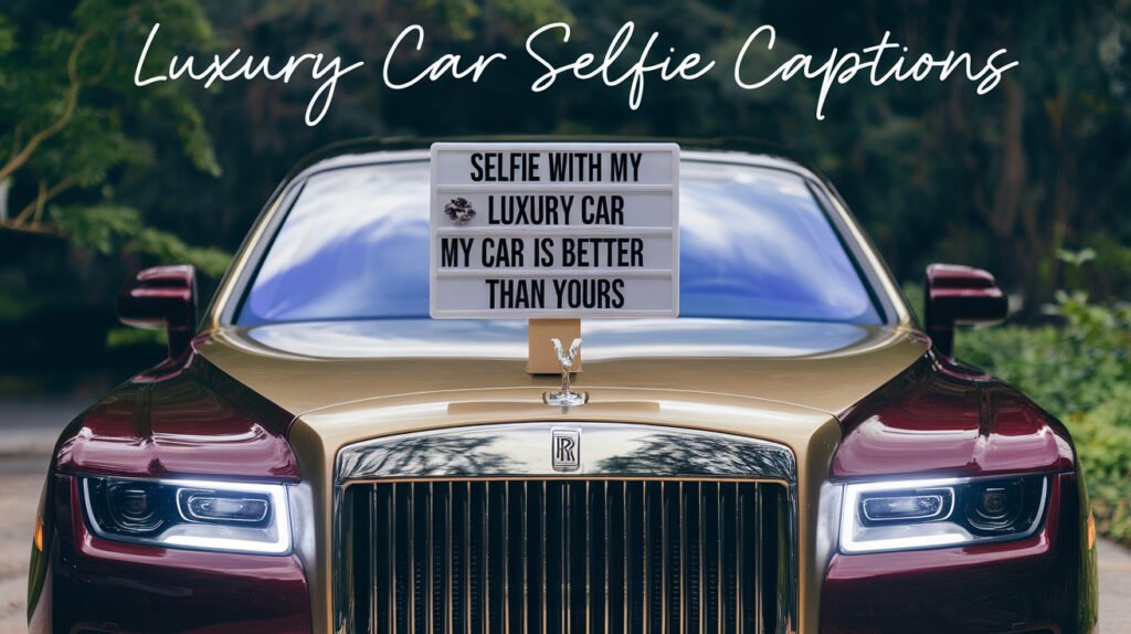 Luxury Car Selfie Captions