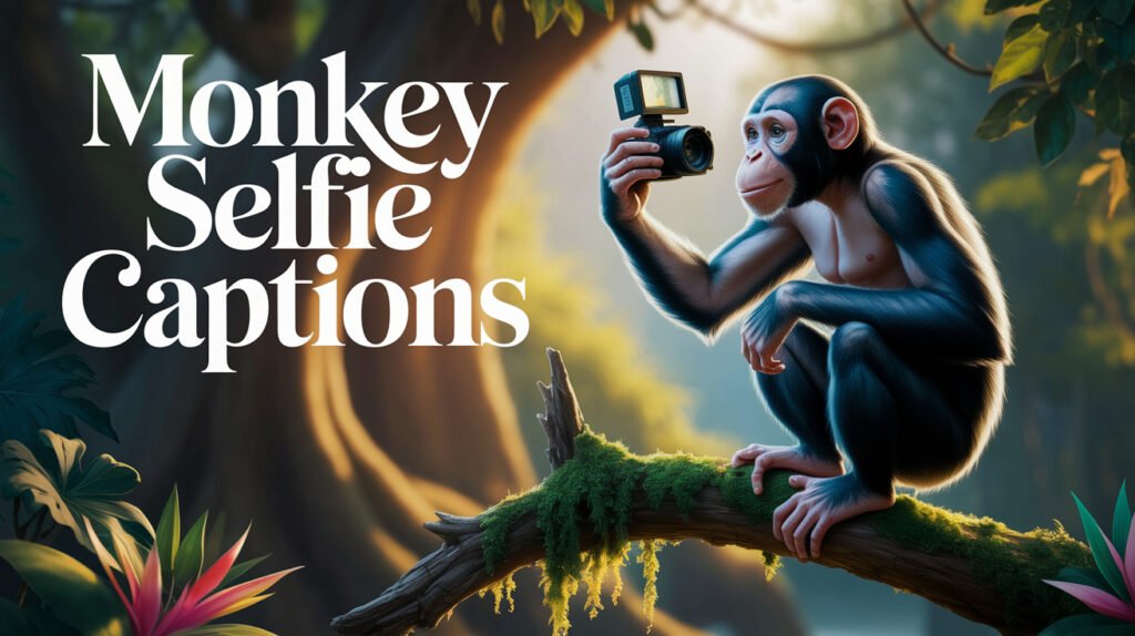 Monkey Selfie Captions