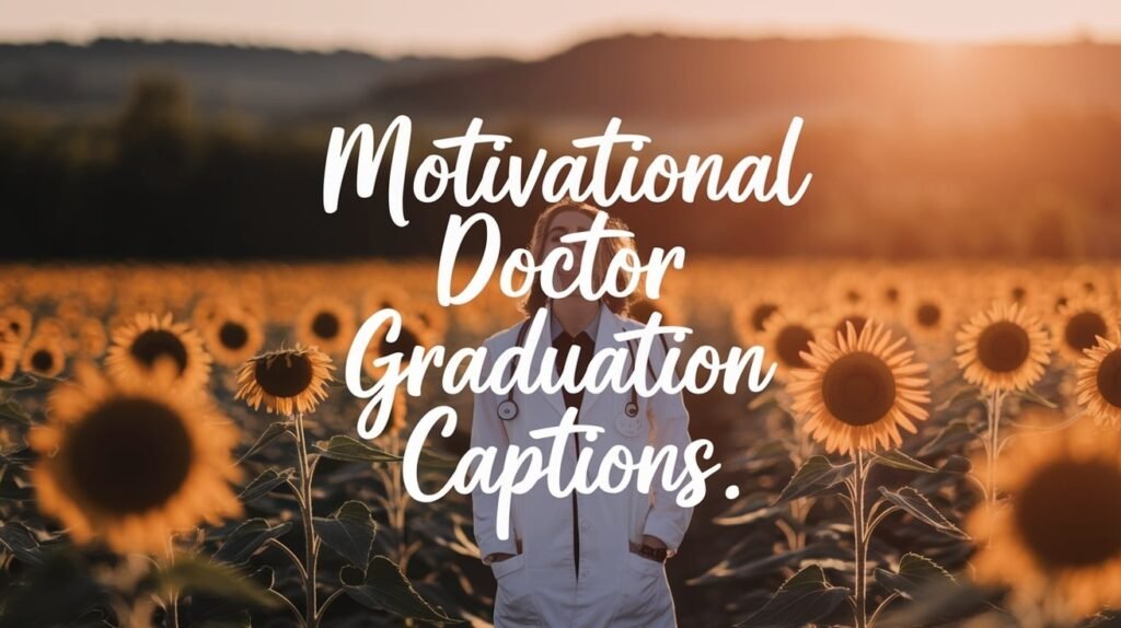 Motivational Doctor Graduation Captions