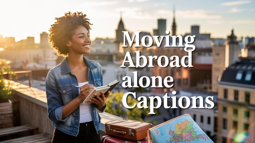 Moving Abroad Alone Captions