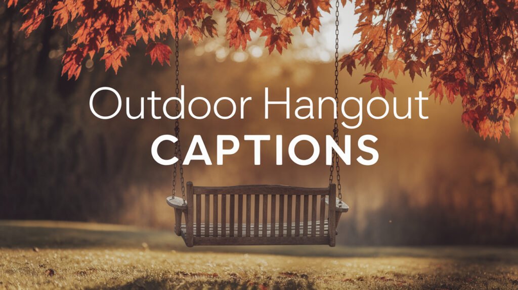Outdoor Hangout Captions