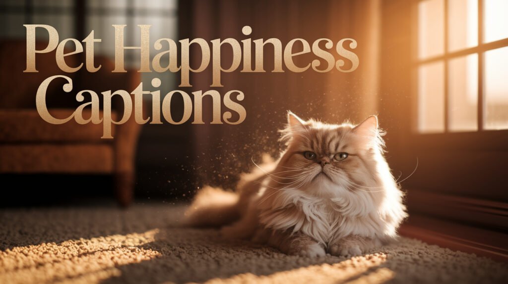 Pet Happiness Captions