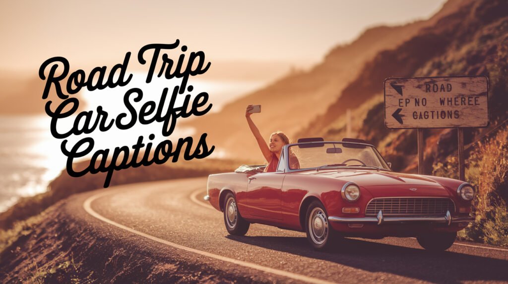 Road Trip Car Selfie Captions