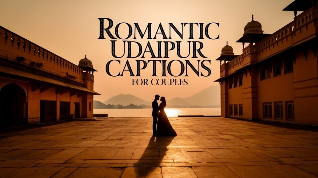 Romantic Udaipur Captions For Couples
