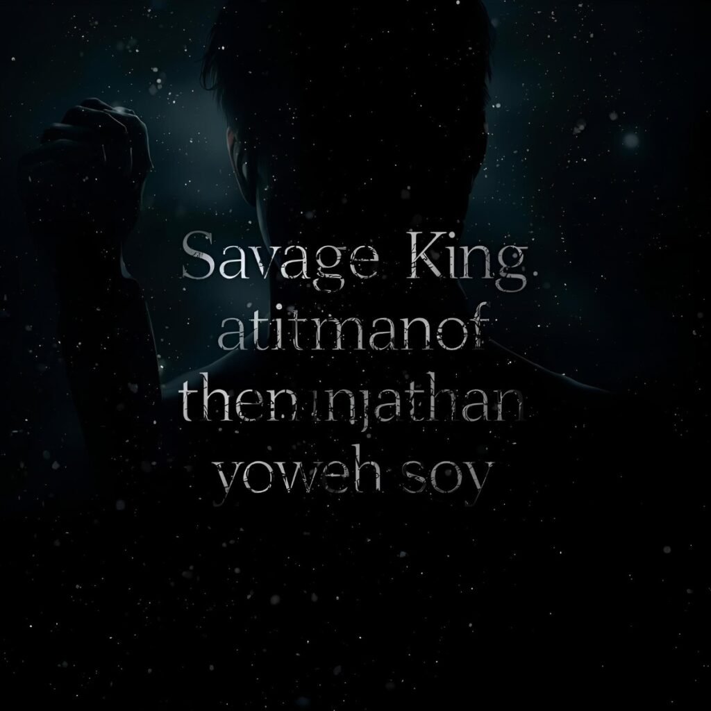 Savage King Attitude Quotes