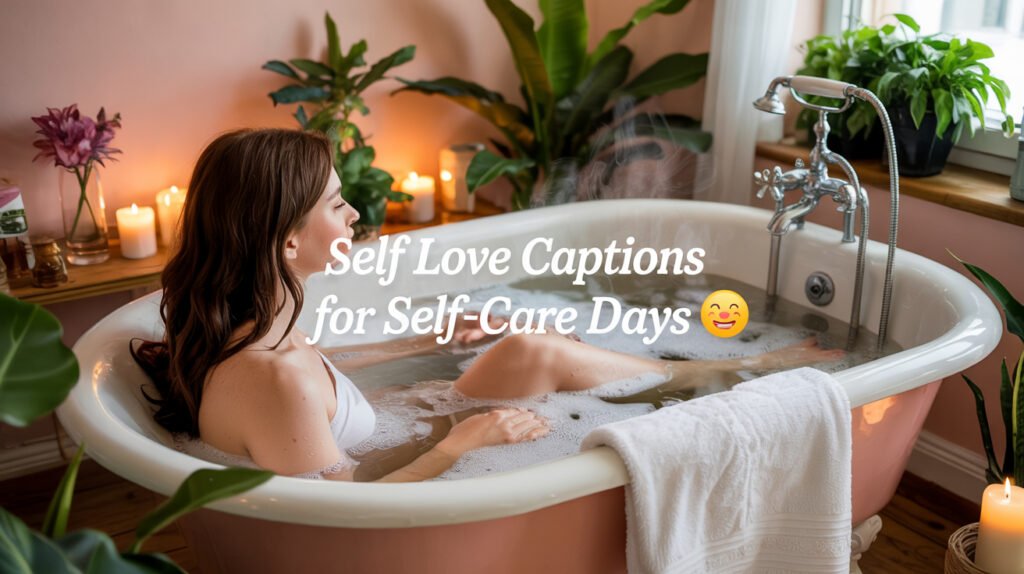 Self Love Captions for Self-Care Days