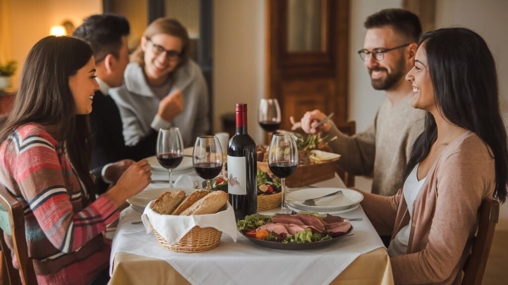 Short Lunch Captions for Friends