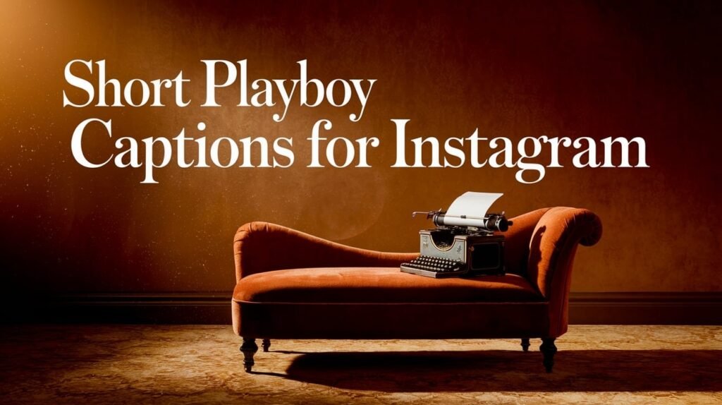 Short Playboy Captions for Instagram