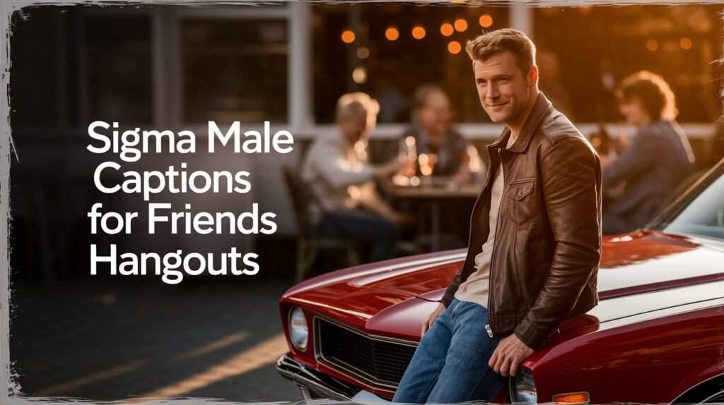 Sigma Male Captions for Friends Hangouts