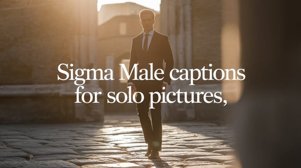 Sigma Male Captions for Solo Pictures