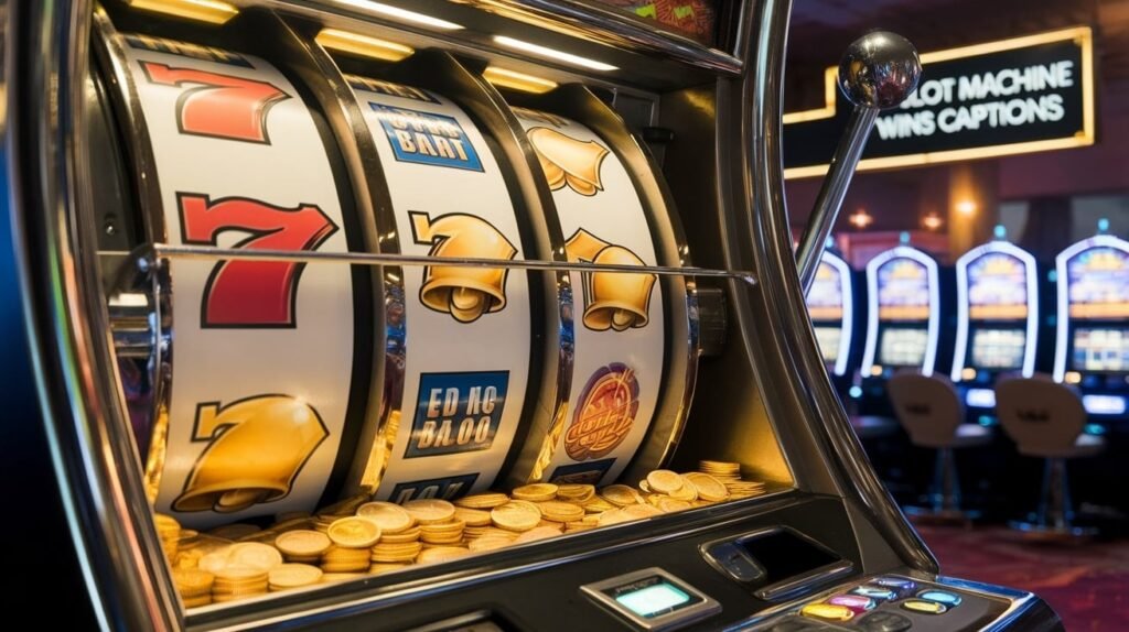 Slot Machine Wins Captions