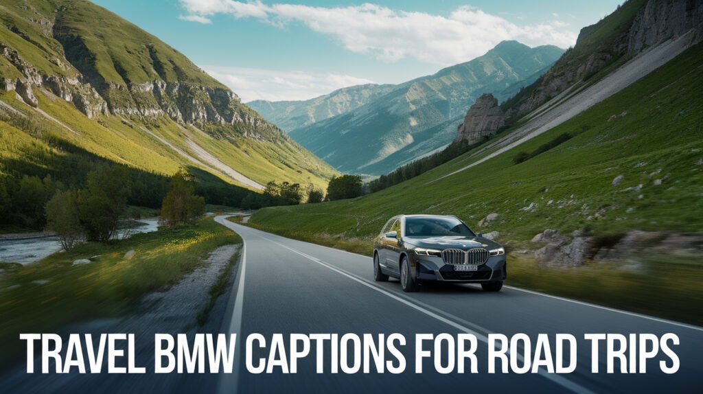 Travel BMW Captions For Road Trips
