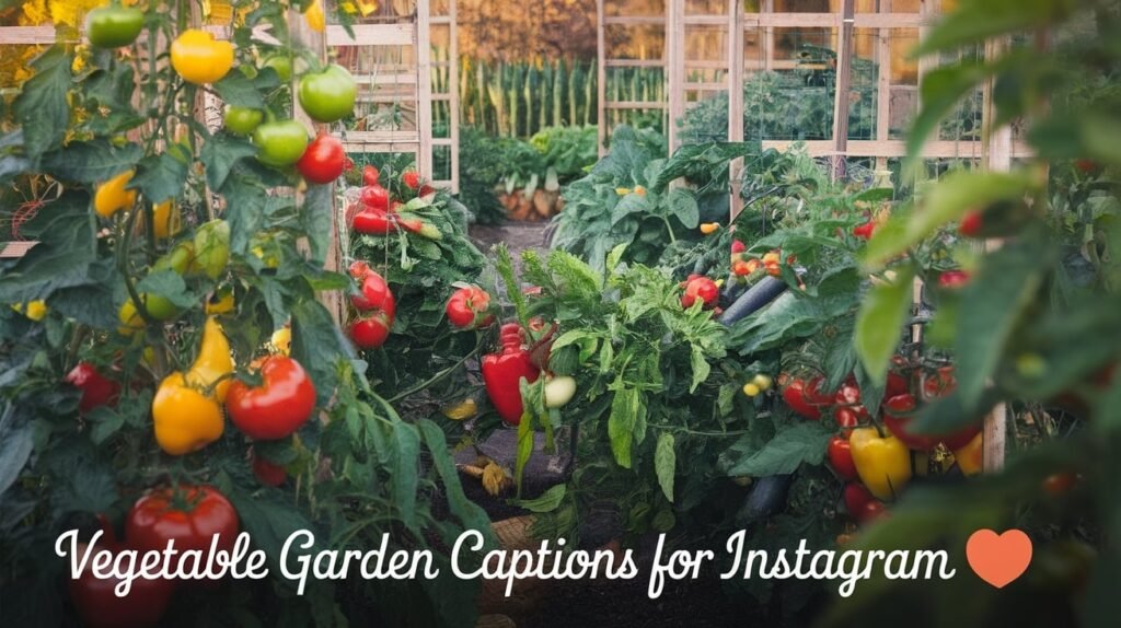 Vegetable Garden Captions for Instagram