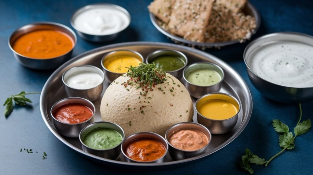 Vegetarian Indian Food Captions