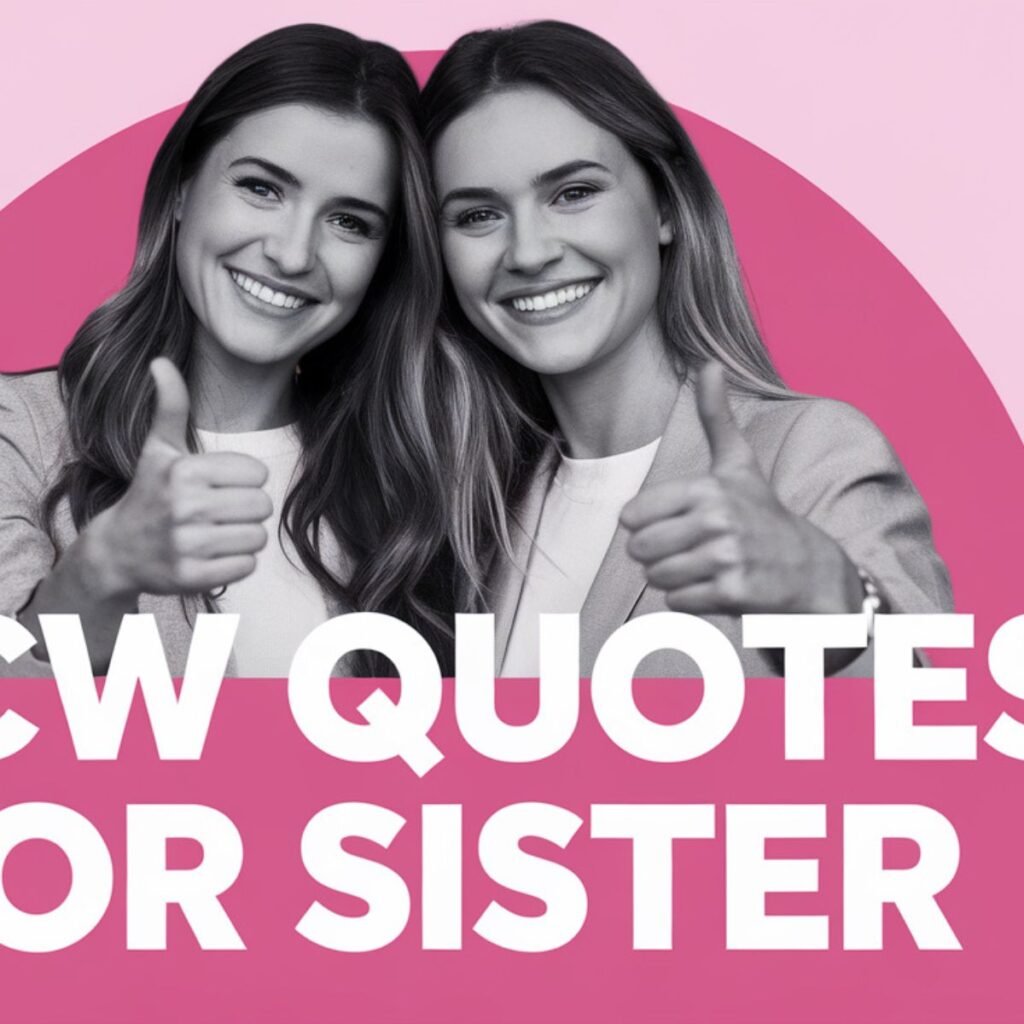 WCW Quotes for Sister