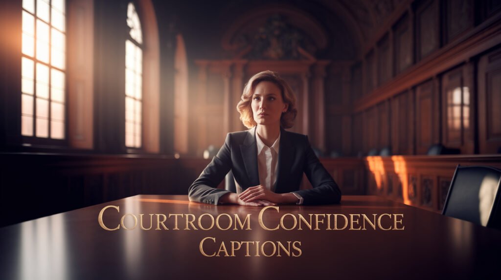 Courtroom Confidence Captions